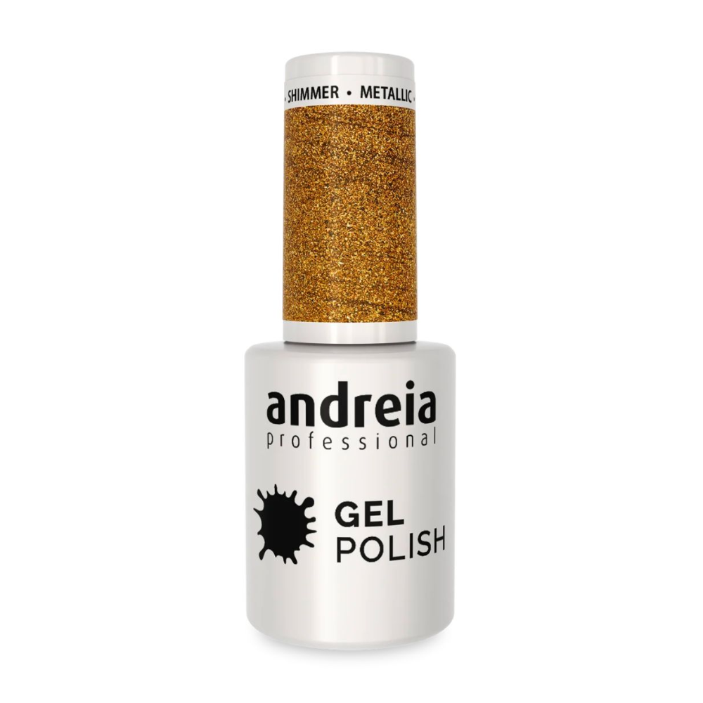Verniz de gel Andreia 281 glitter 10,5 ml para manicure em gel