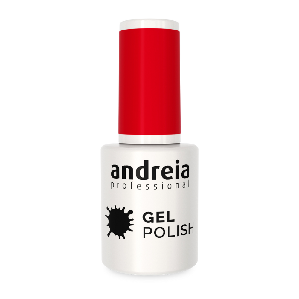 Verniz de gel Andreia 268 vermelho 10,5 ml para manicure em gel