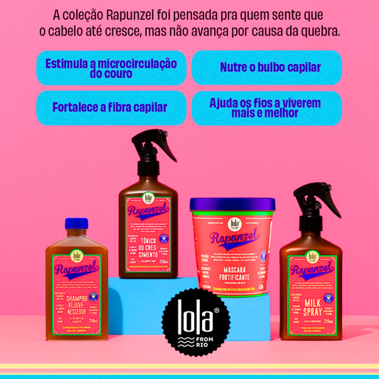 Lola Rapunzel tónico do crescimento 250 ml para crescimento capilar