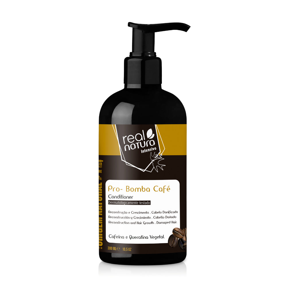 Real Natura Condicionador Sem Sal Pro-Reparação Bomba Cafe 300ml