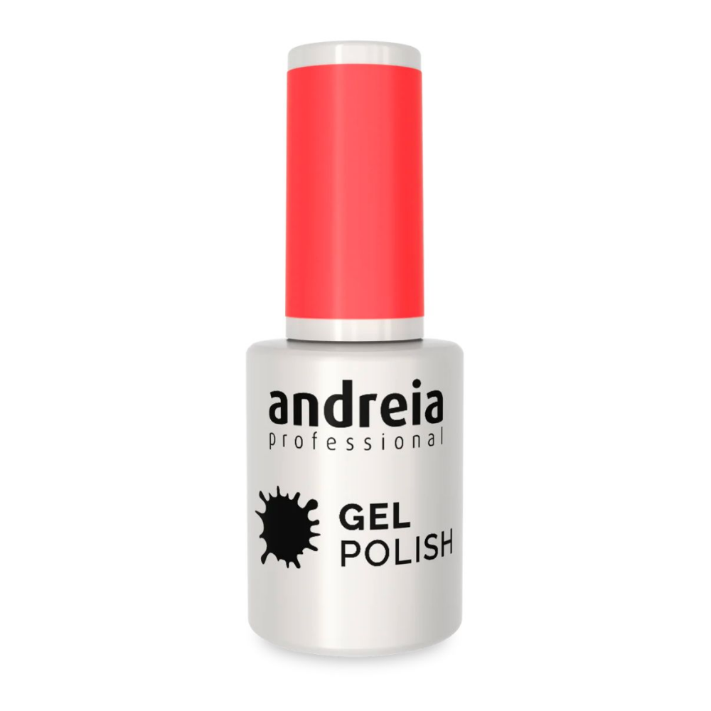 Verniz de gel Andreia 285 laranja e coral 10,5 ml para manicure em gel