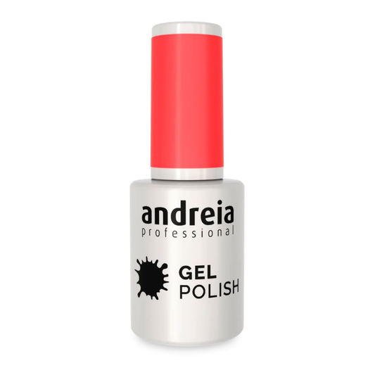 Verniz de gel Andreia 285 laranja e coral 10,5 ml para manicure em gel