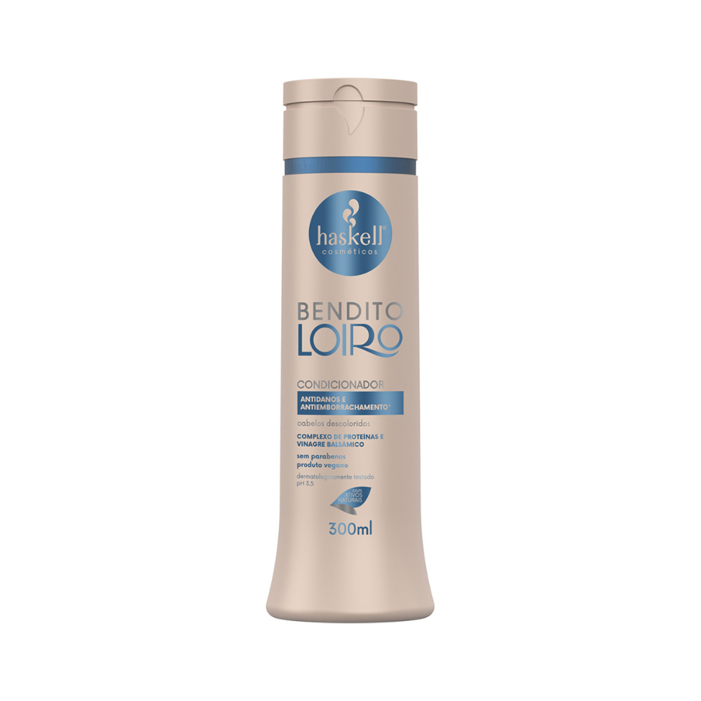 Haskell condicionador Bendito Loiro 300 ml para cabelos loiros