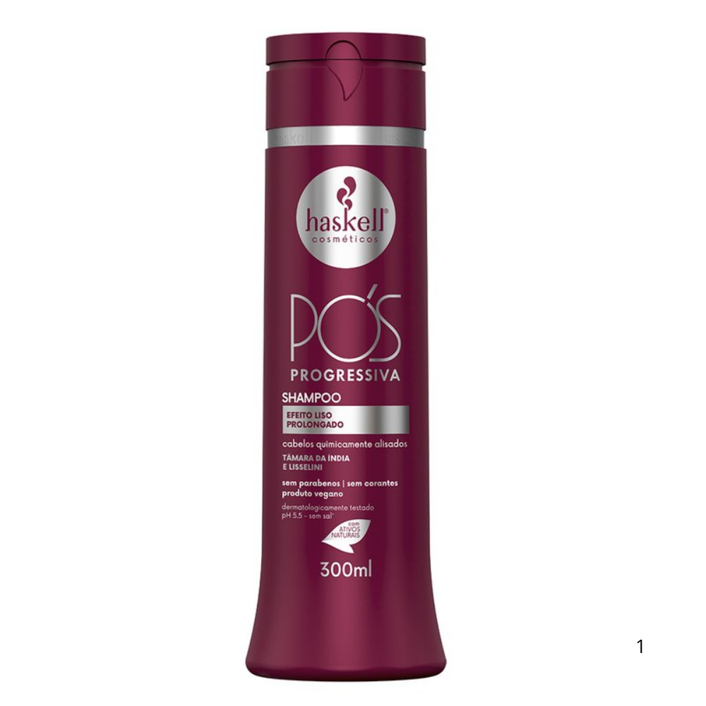 Haskell shampoo pós-progressiva 300 ml para cabelo