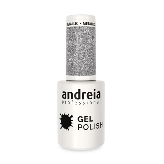 Verniz de gel Andreia 276 cinza e preto 10,5 ml para manicure em gel