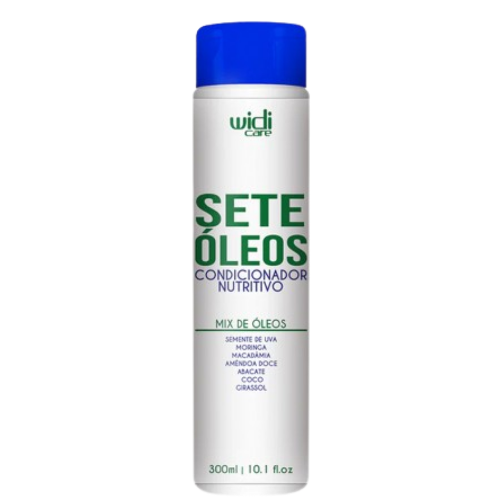 Condicionador nutritivo Sete Óleos 300 ml Widi Care para cuidado capilar