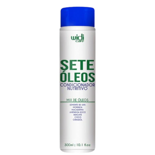 Condicionador nutritivo Sete Óleos 300 ml Widi Care para cuidado capilar