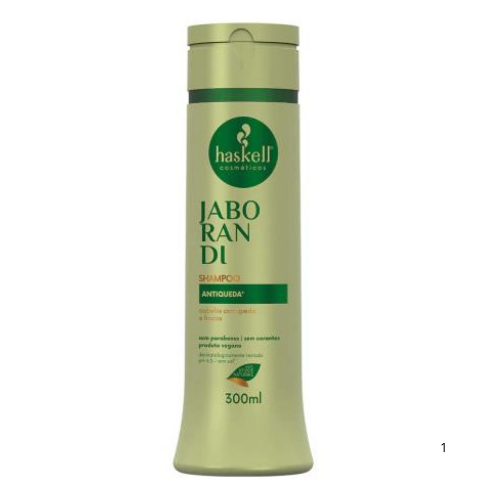Haskell shampoo Jaborandi 300 ml para o couro cabeludo