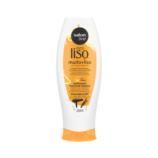 Salon Line Proteção Térmica Defrizante Meu Liso Muito + brilho 200ml