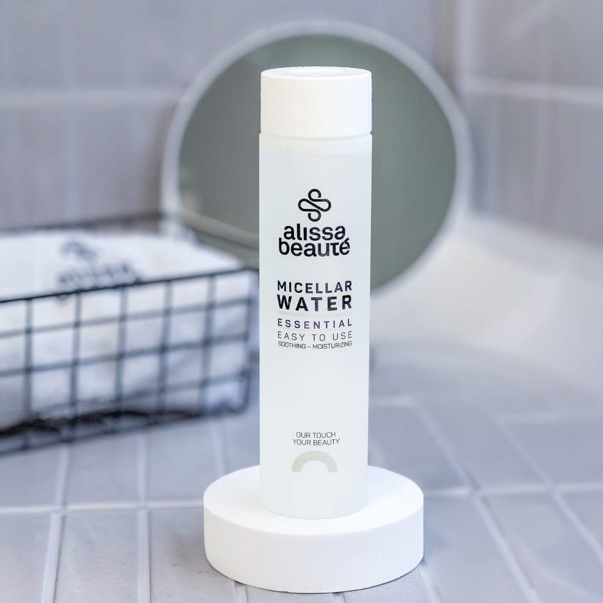 Água micelar de limpeza facial 200 ml Alissa Beauté