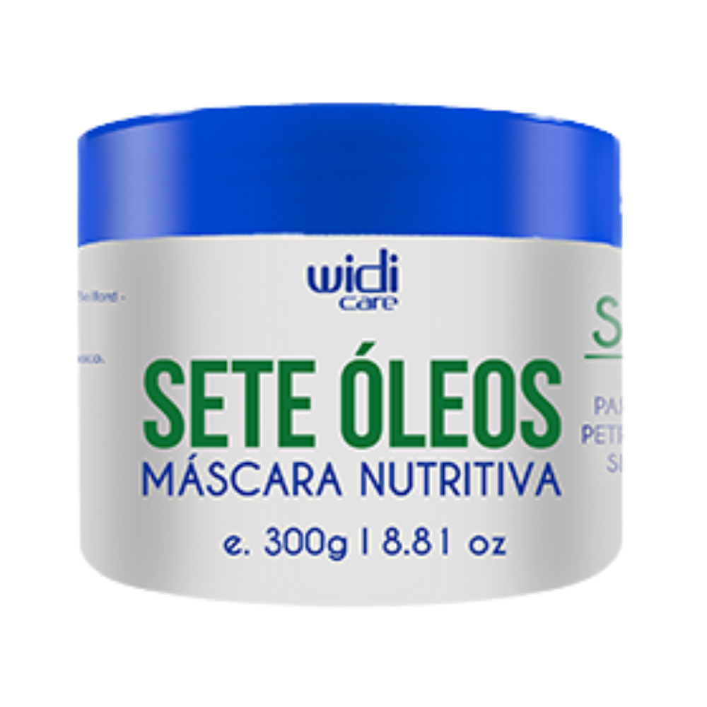 Máscara nutritiva Sete Óleos 300 ml Widi Care para cabelo