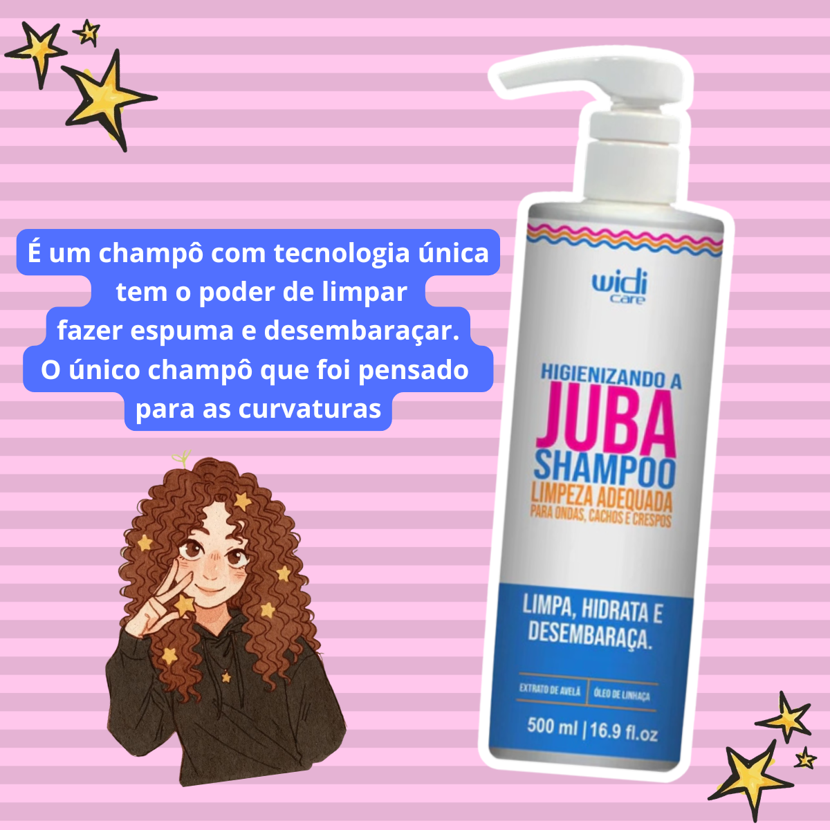 Widi Care Higienizando a Juba Shampoo 500ml