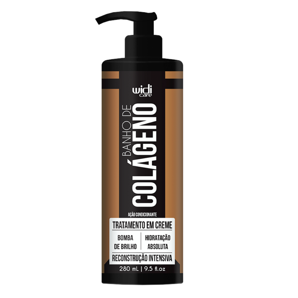 Máscara Banho de Colagénio 280 ml Widi Care para cabelo