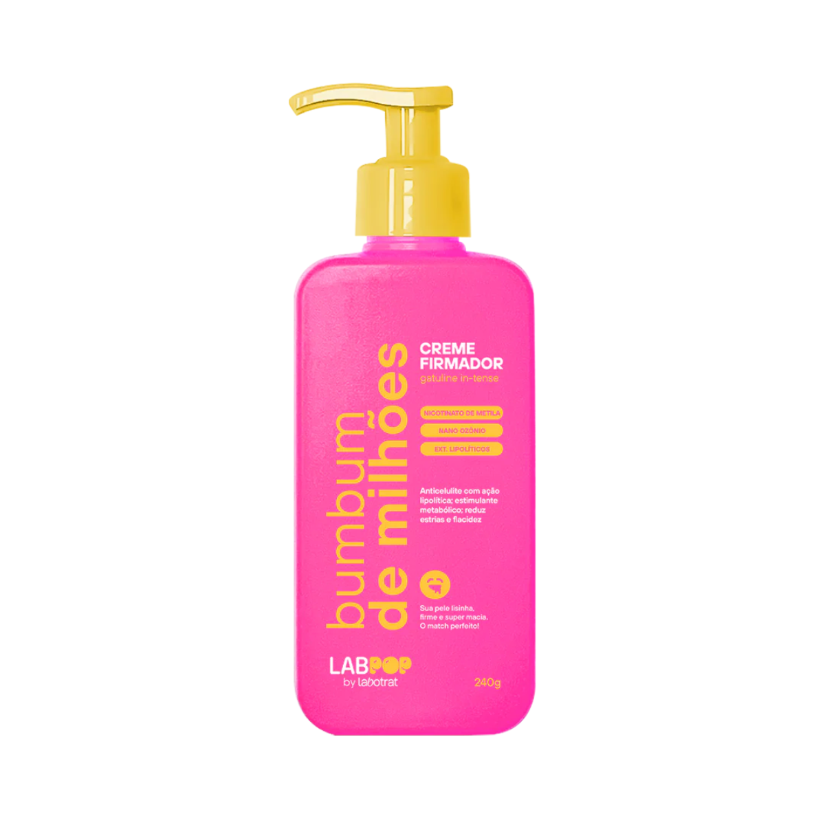 Labotrat firmador e anticelulite Bumbum de Milhões LabPOP 240 ml para o corpo