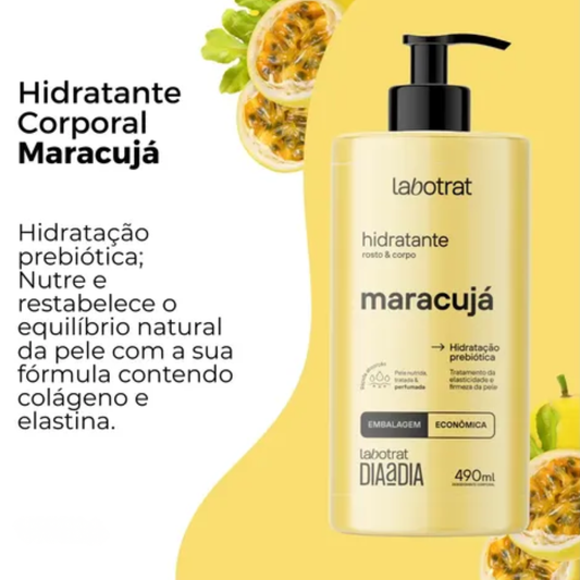 Labotrat hidratante corporal Maracujá Dia a Dia 490 ml para o corpo