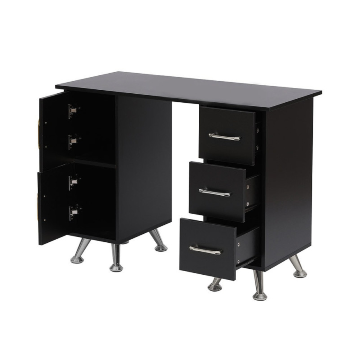 120 cm Manicure Table with Drawers for Studio & Office