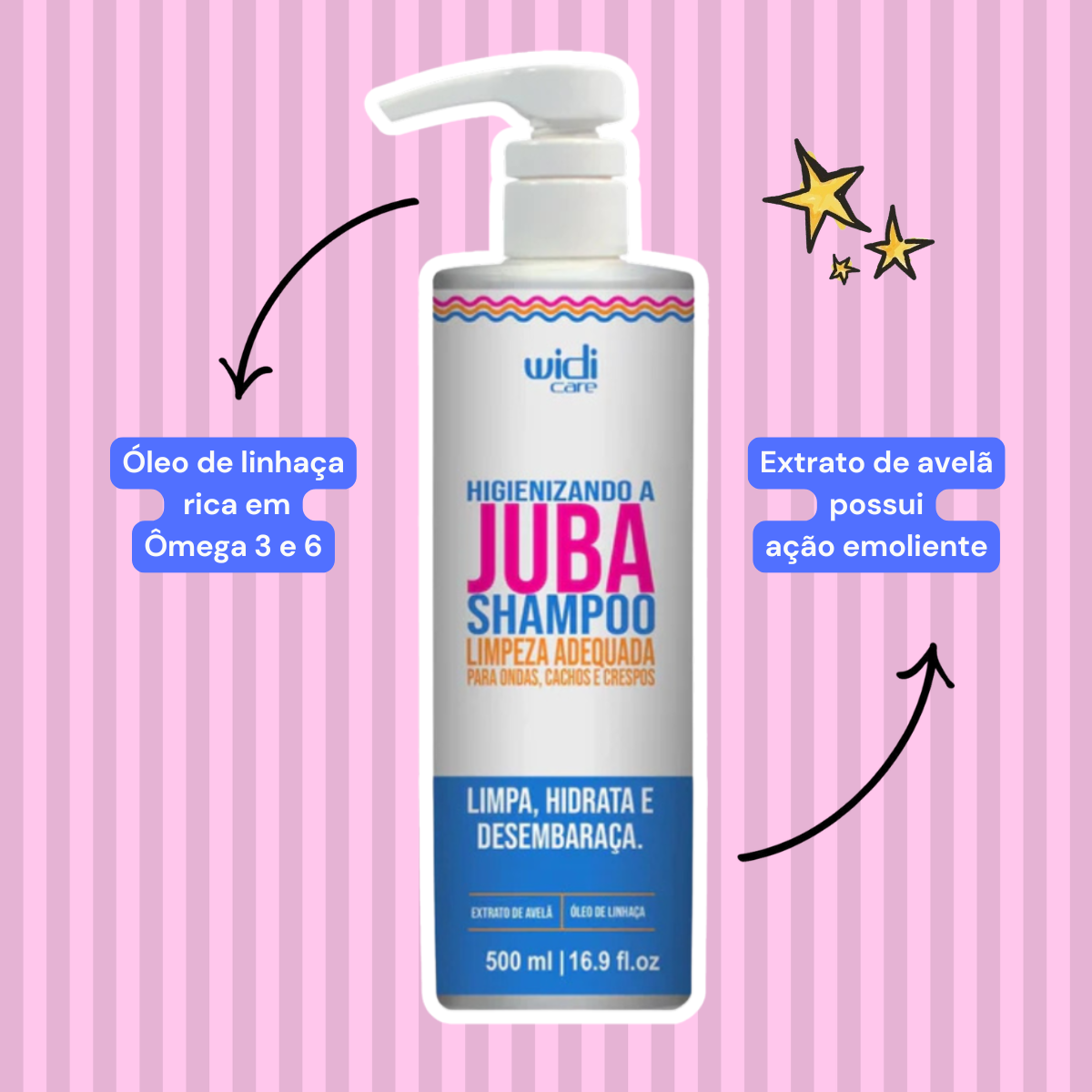 Widi Care Higienizando a Juba Shampoo 500ml