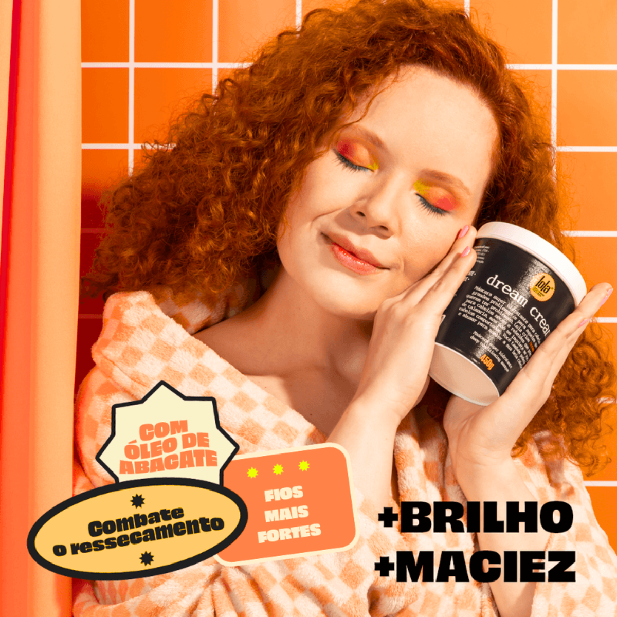 Lola Dream Cream máscara de hidratação 450 g para cabelos secos