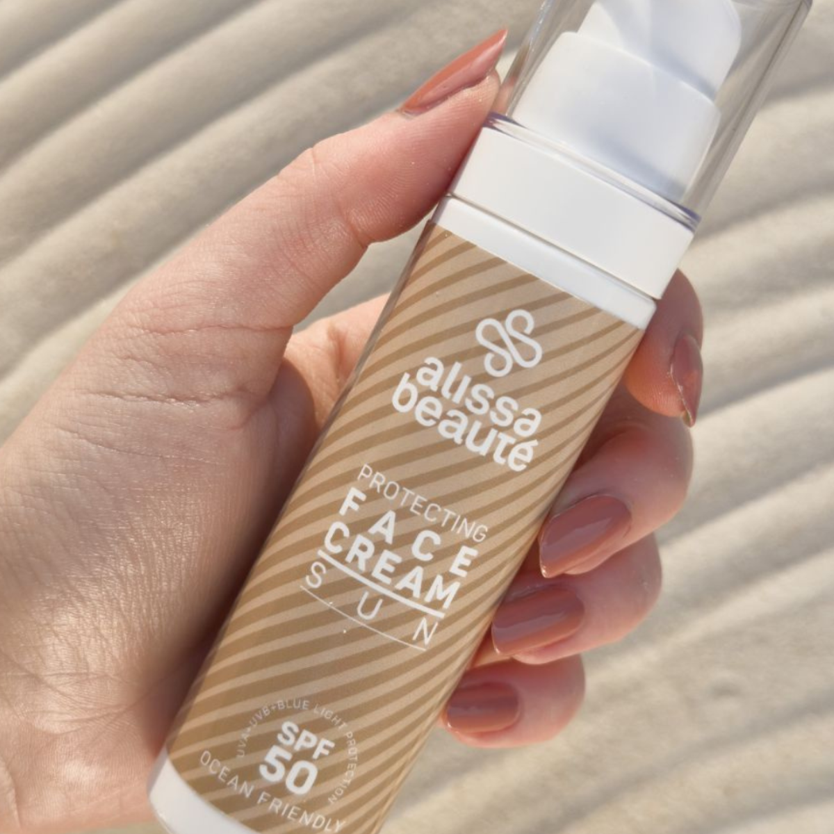 Alissa Beauté creme protetor solar facial SPF 50 para o rosto