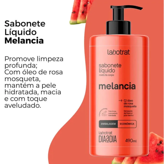 Labotrat hidratante corporal Melancia Dia a Dia 490 ml para o corpo
