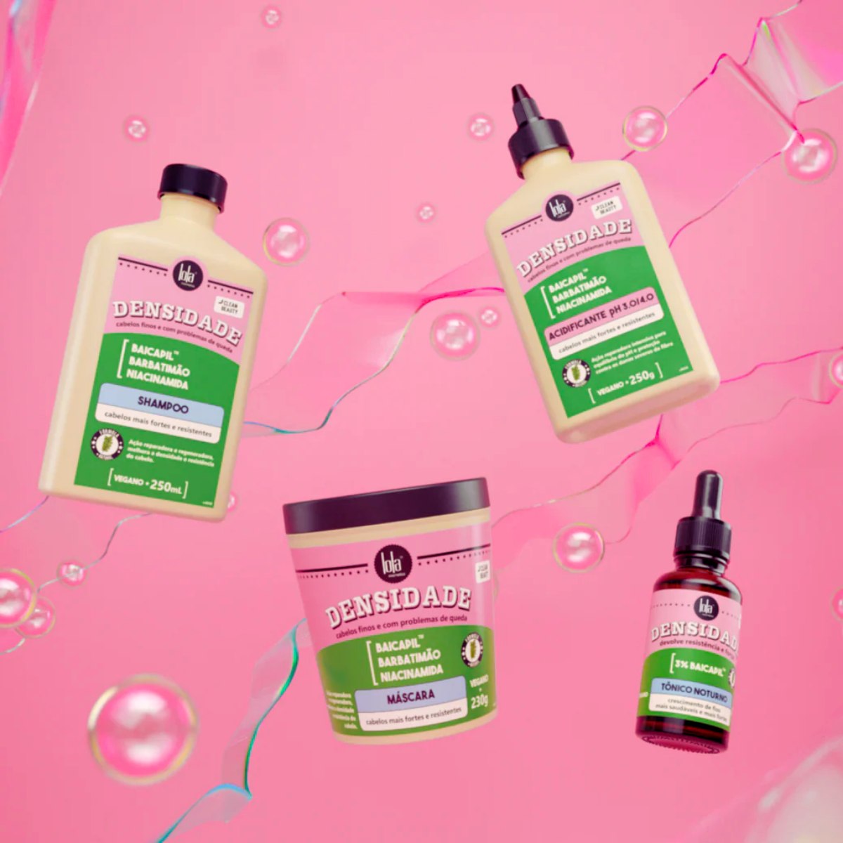 Lola Densidade acidificante 250 g para fortalecer o cabelo