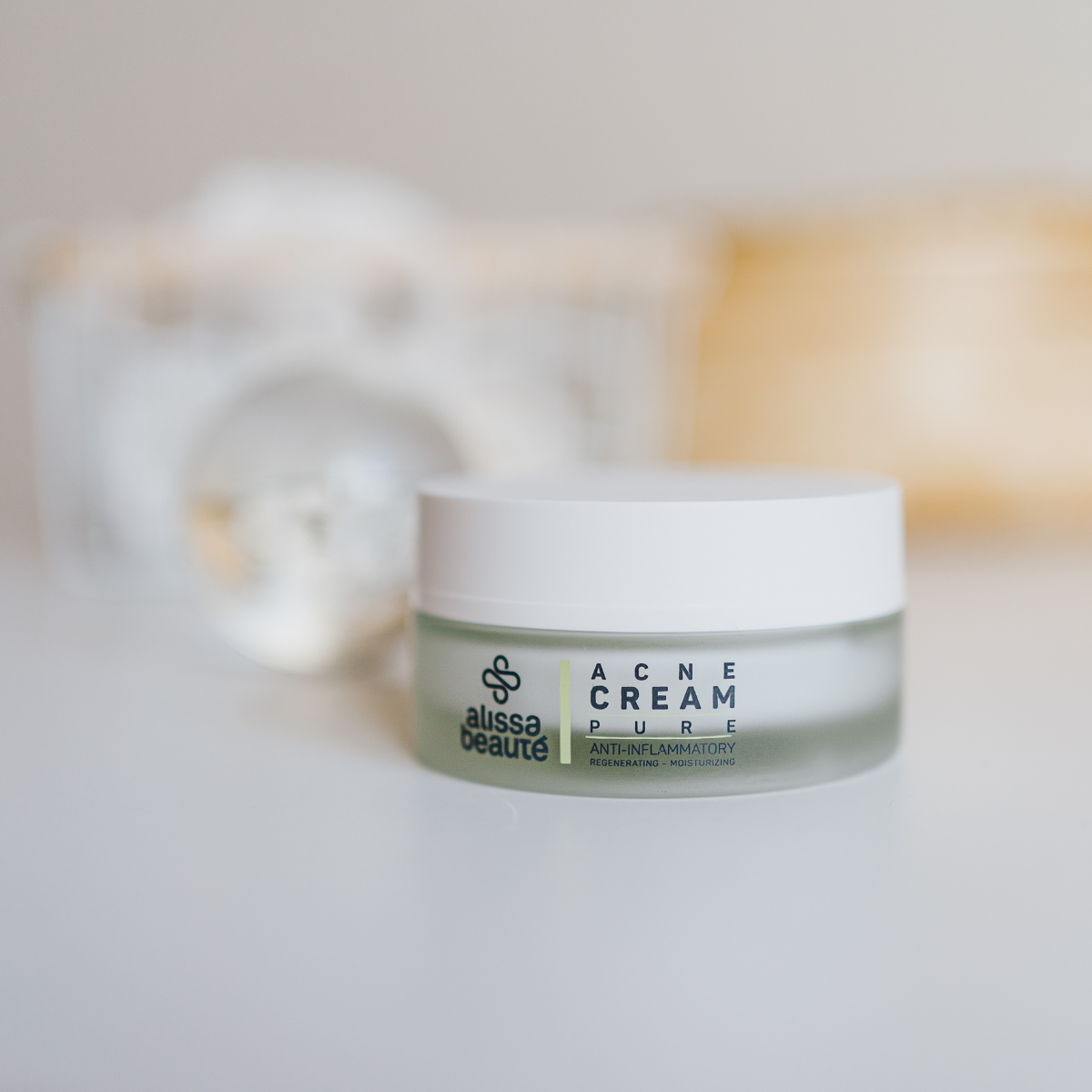 Creme facial anti-inflamatório para acne Pure 50 ml Alissa Beauté