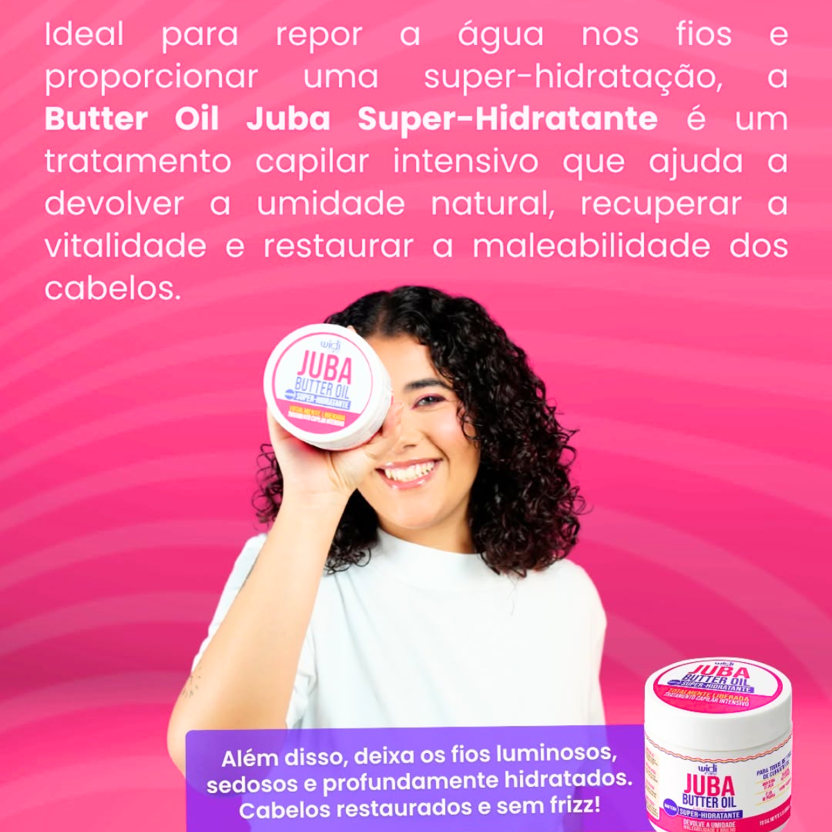 Widi Care Juba Butter Oil Máscara Nutritiva 500g