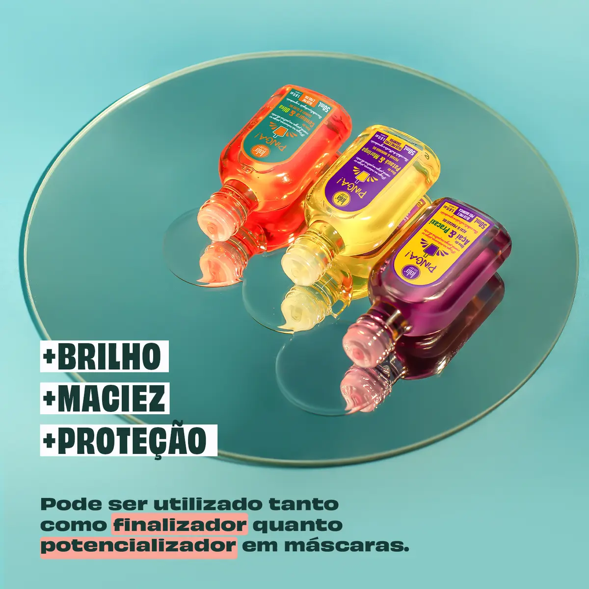 Lola Pinga Açaí e Pracaxi óleo 50 ml para cabelo
