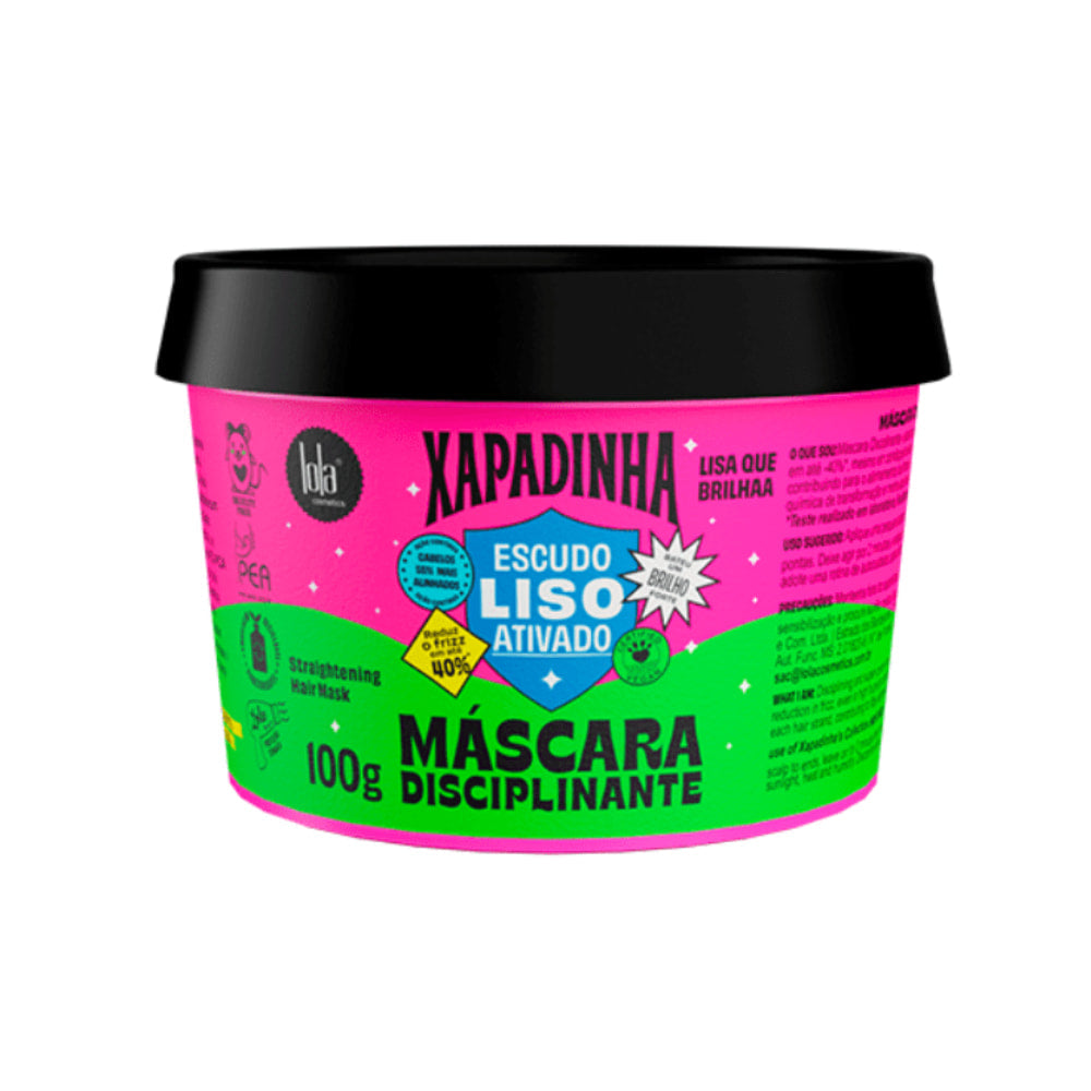 Lola Xapadinha máscara disciplinante 100 g para cabelo liso