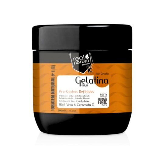 Real Natura Pro-Cachos Definidos Gelatina 500ml