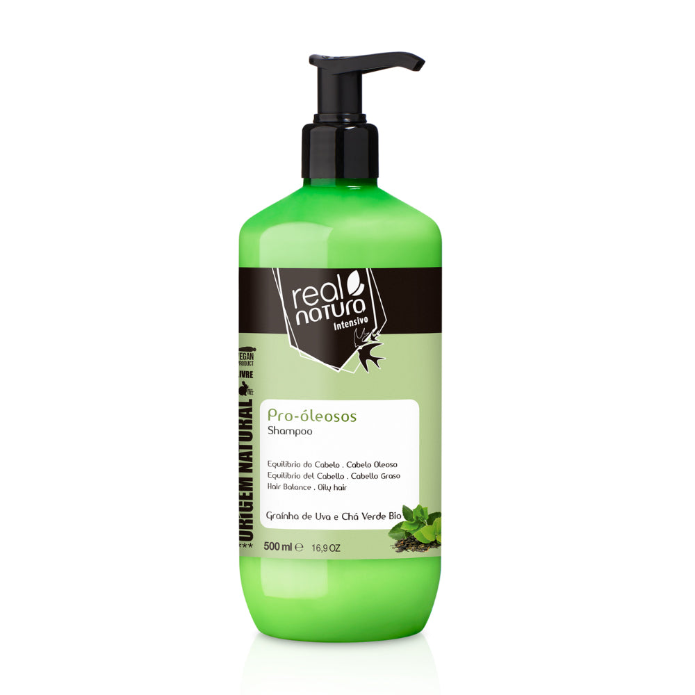 Real Natura Shampoo Sem Sal Pro-Oleosos 500ml